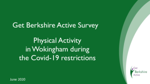 COVID Research Data Wokingham